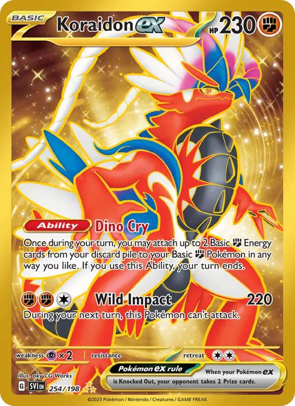 Koraidon ex 254/198 — Scarlet & Violet