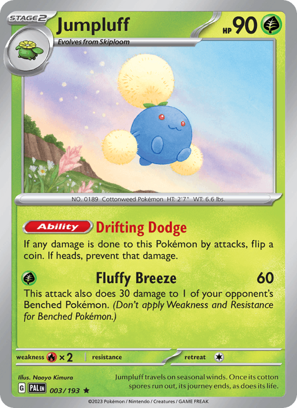 Jumpluff 003/193 — Paldea Evolved