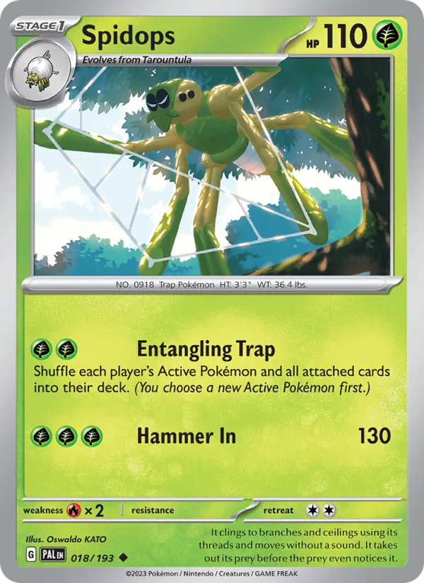 Spidops 018/193 — Paldea Evolved