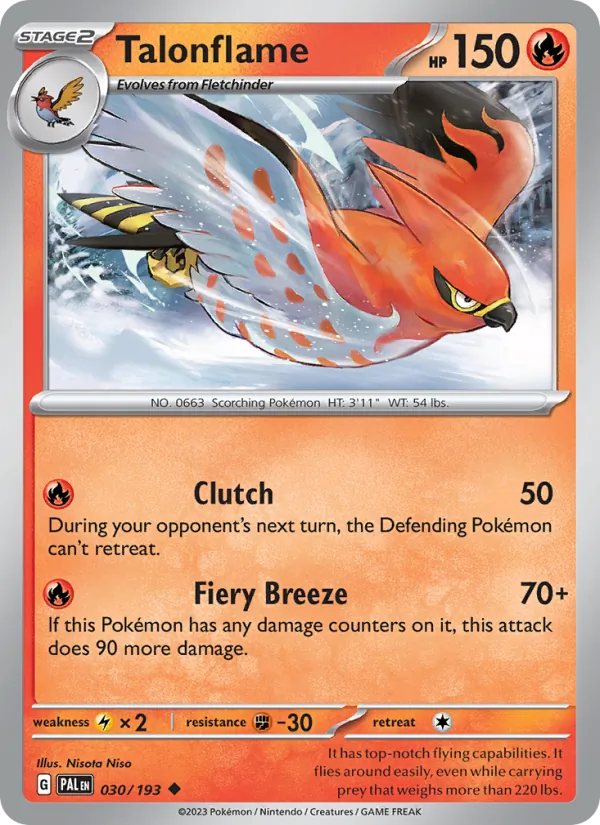 Talonflame 030/193 — Paldea Evolved