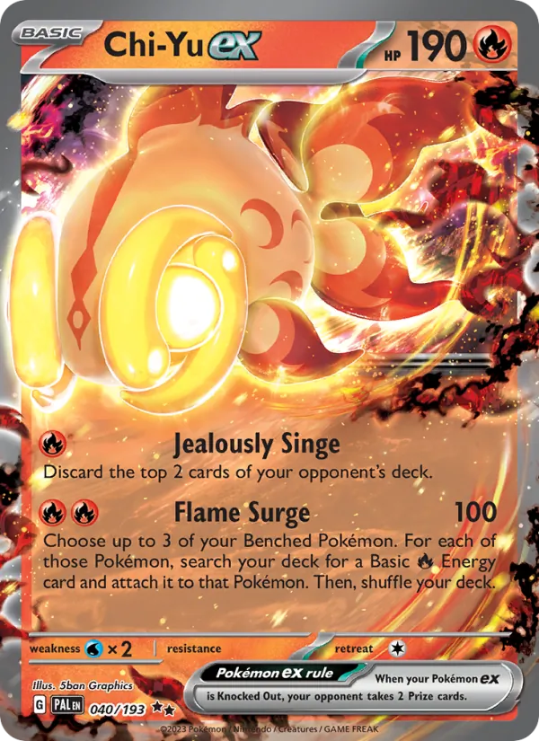 Chi-Yu ex 040/193 — Paldea Evolved