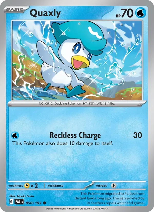Quaxly 050/193 — Paldea Evolved