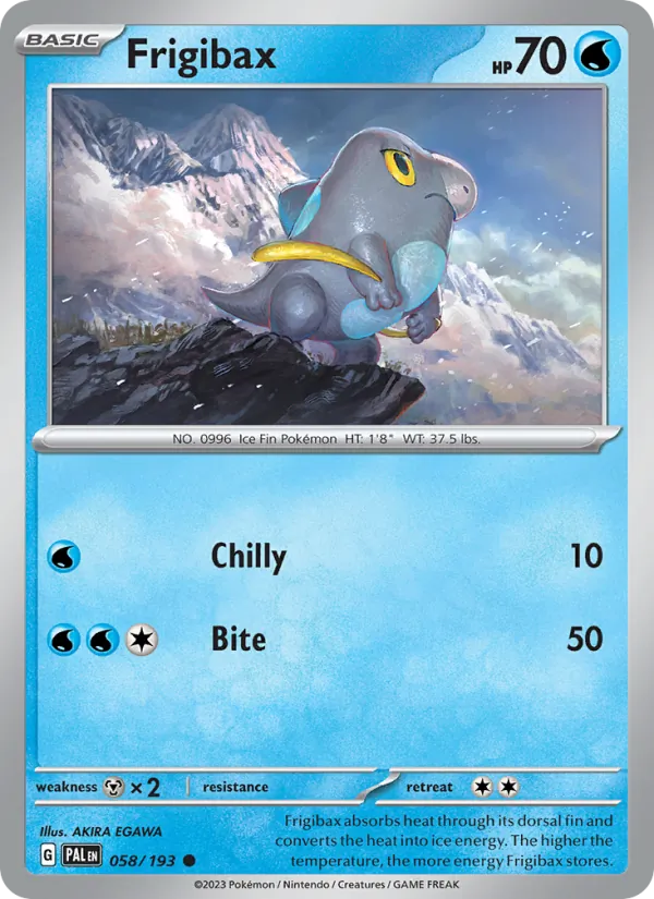 Frigibax 058/193 — Paldea Evolved