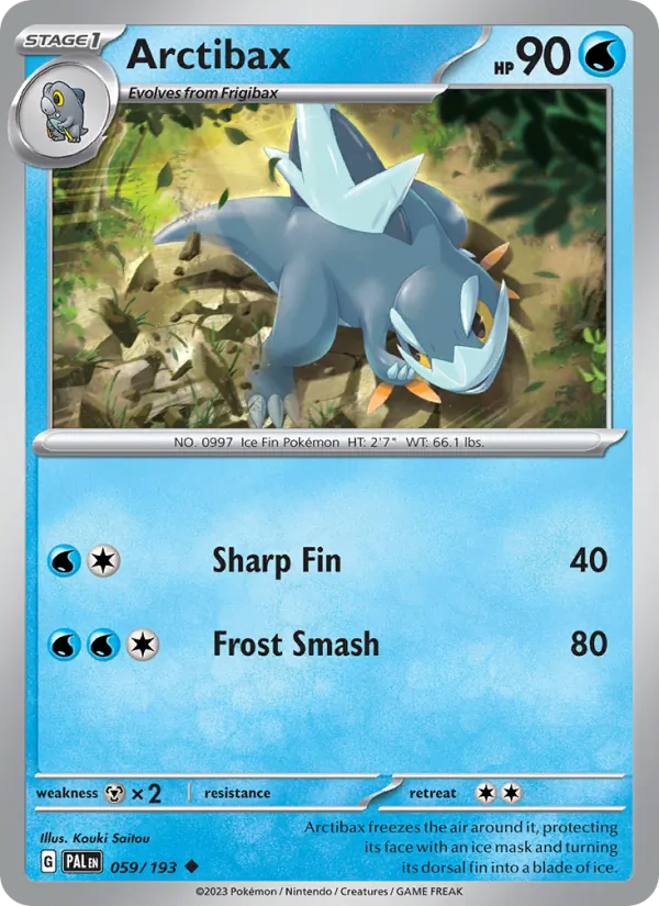 Arctibax 059/193 — Paldea Evolved