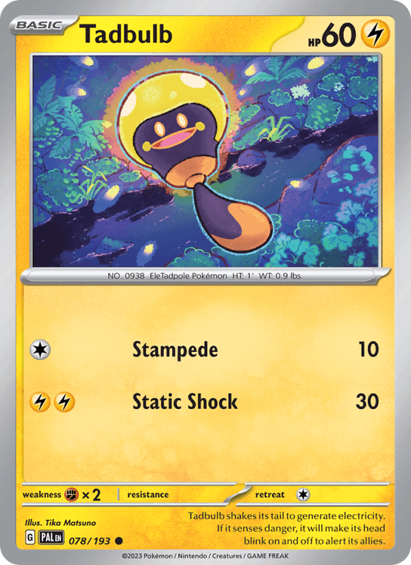 Tadbulb 078/193 — Paldea Evolved