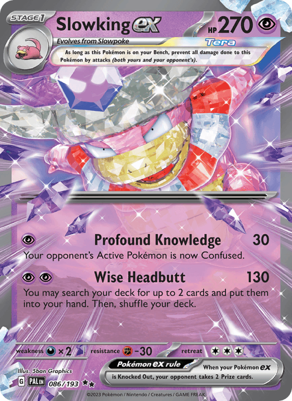 Slowking ex 086/193 — Paldea Evolved