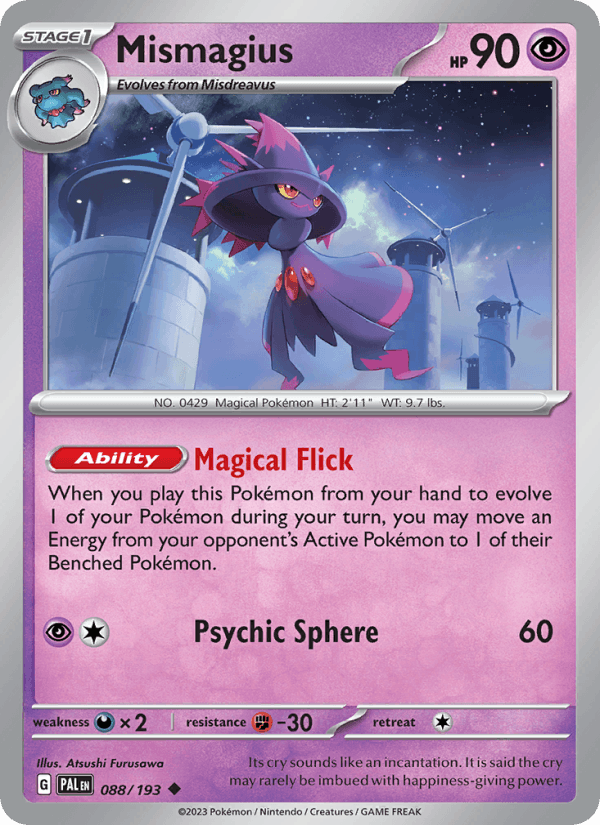 Mismagius 088/193 — Paldea Evolved