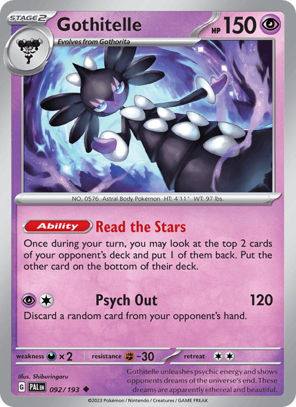 Gothitelle 092/193 — Paldea Evolved