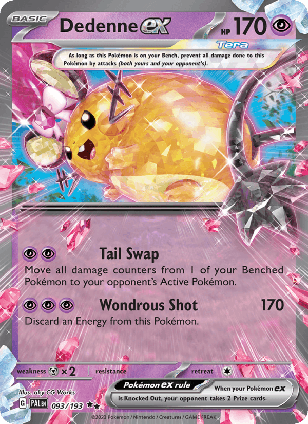 Dedenne ex 093/193 — Paldea Evolved
