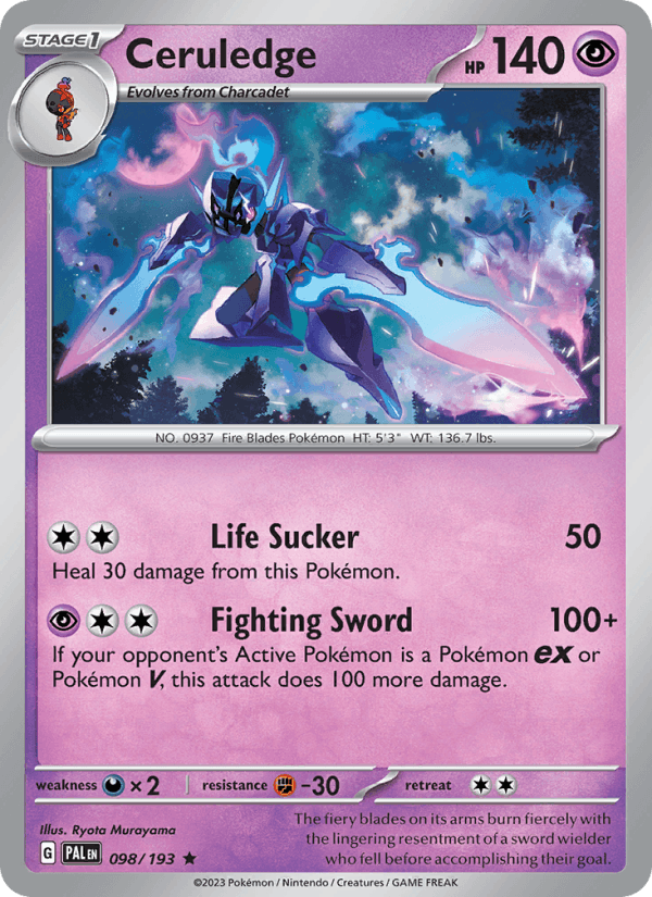Ceruledge 098/193 — Paldea Evolved