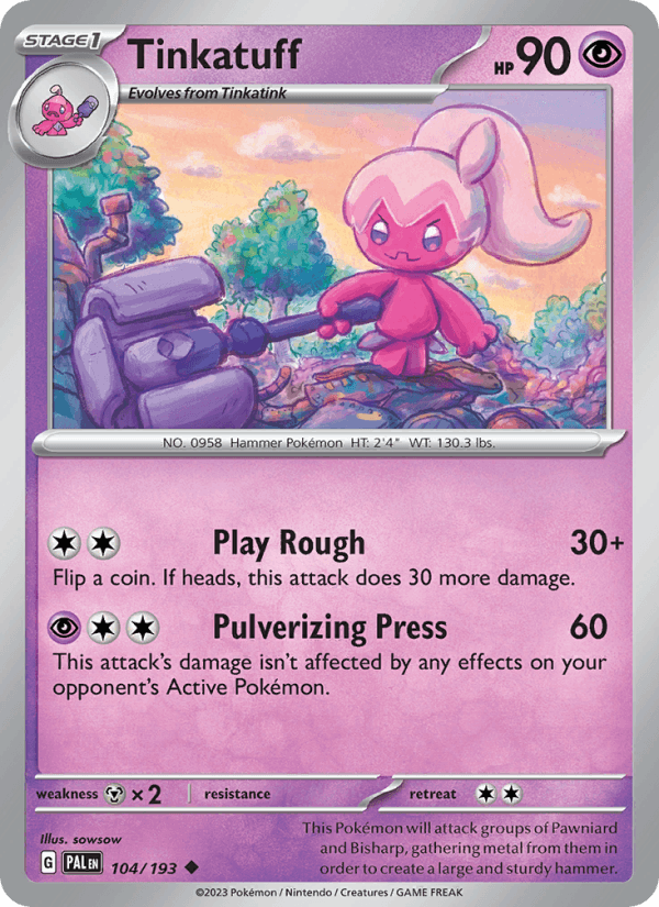 Tinkatuff 104/193 — Paldea Evolved