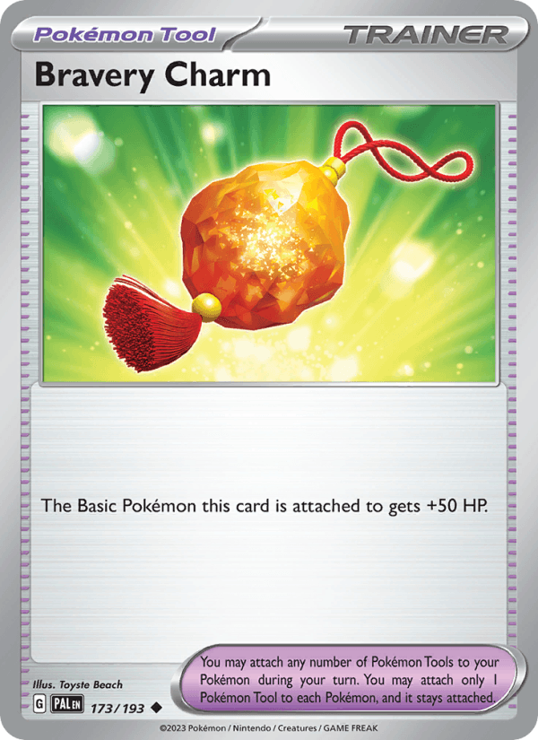 Bravery Charm 173/193 — Paldea Evolved