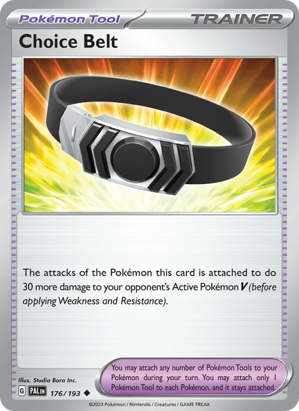 Choice Belt 176/193 — Paldea Evolved