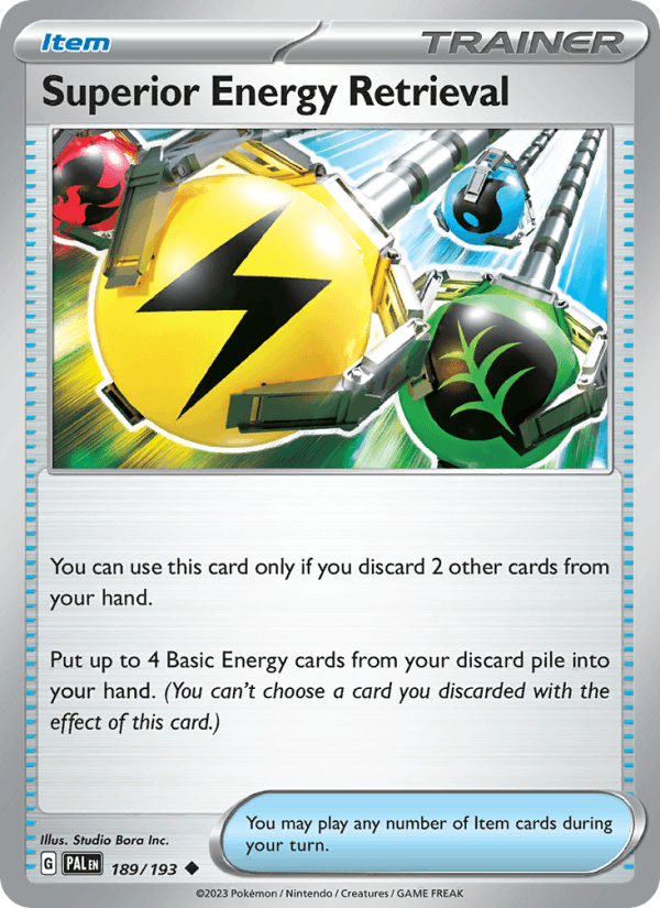 Superior Energy Retrieval 189/193 — Paldea Evolved
