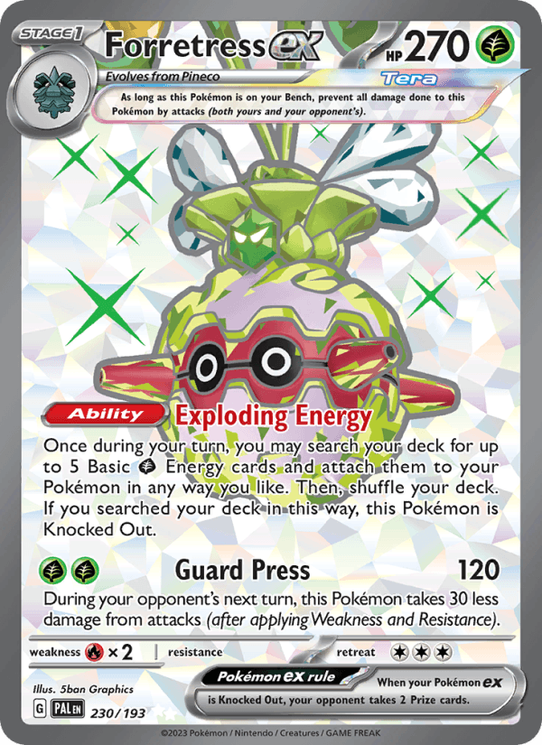 Forretress ex 230/193 — Paldea Evolved