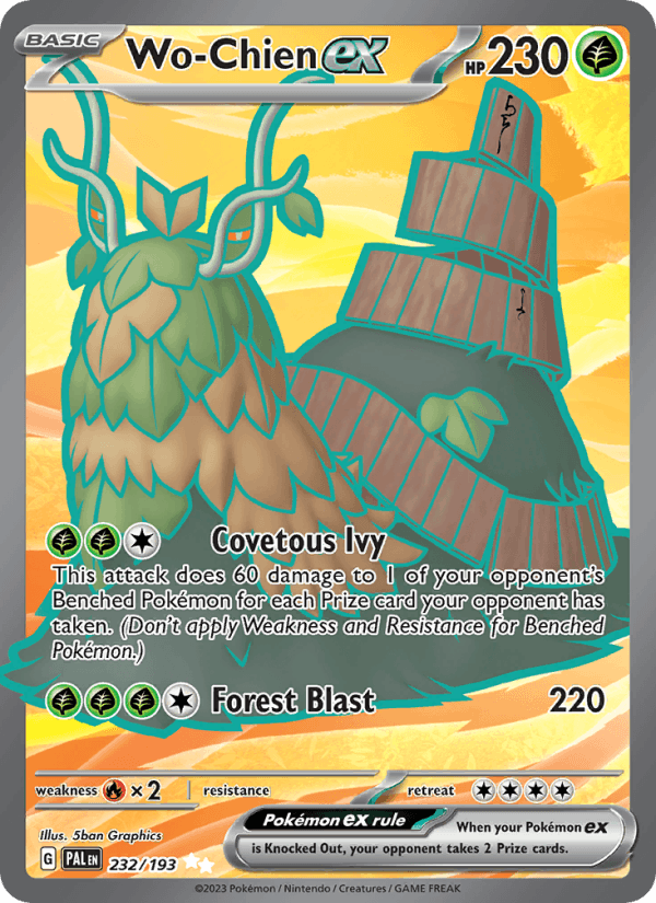 Wo-Chien ex 232/193 — Paldea Evolved