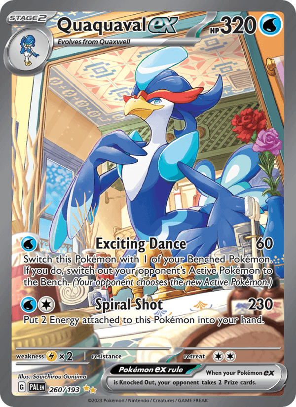 Quaquaval ex 260/193 — Paldea Evolved