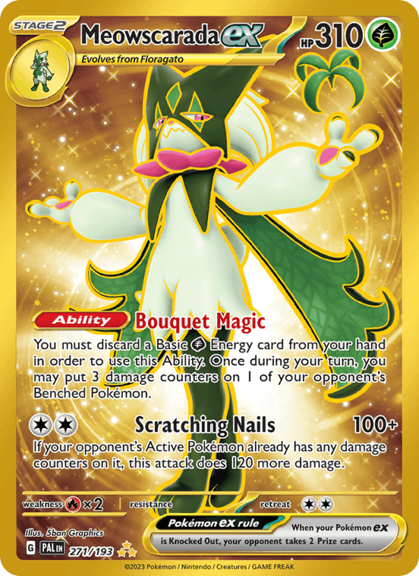 Meowscarada ex 271/193 — Paldea Evolved