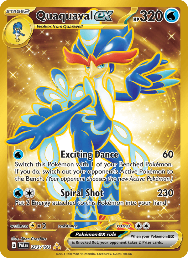 Quaquaval ex 273/193 — Paldea Evolved