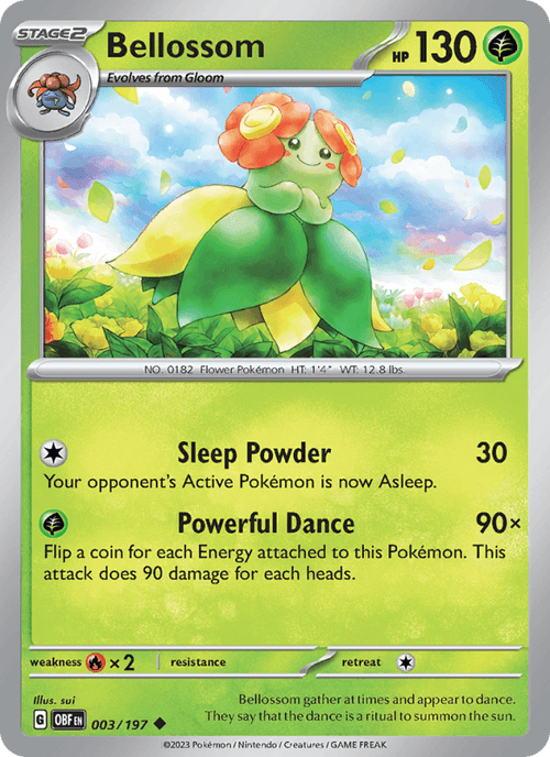 Bellossom 003/197 — Obsidian Flames