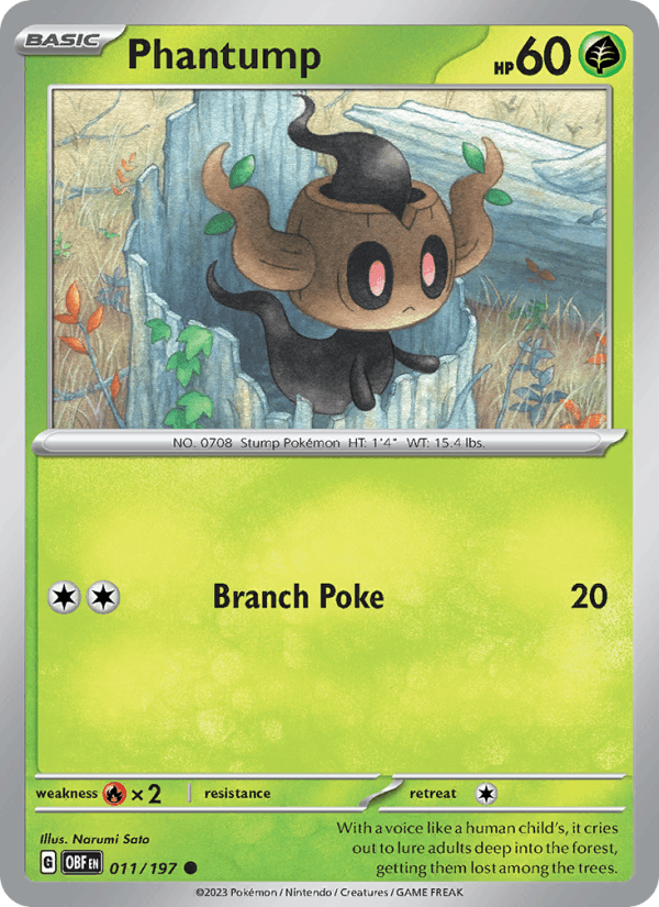 Phantump 011/197 — Obsidian Flames