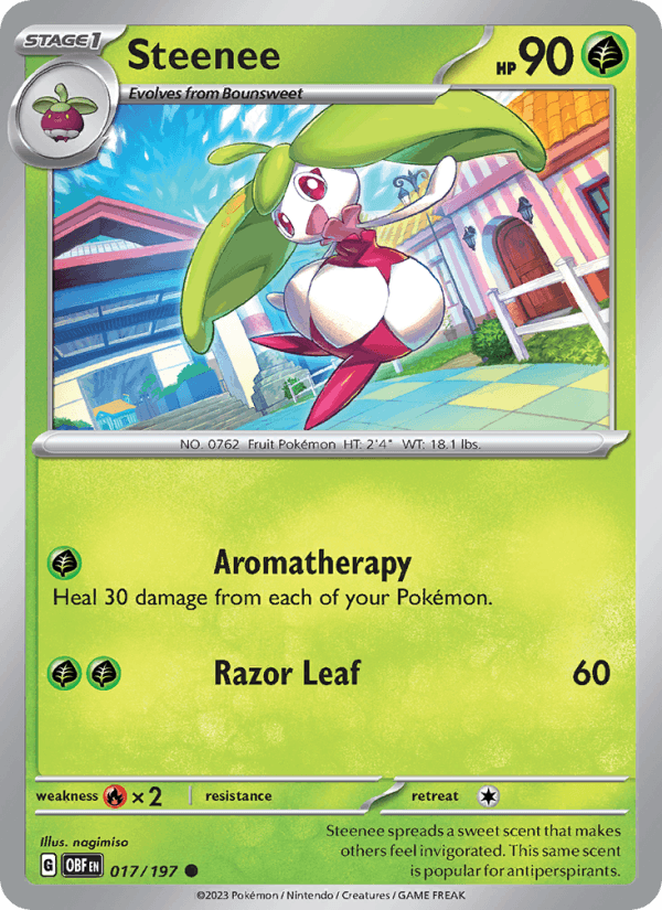 Steenee 017/197 — Obsidian Flames