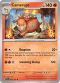 Camerupt 032/197 — Obsidian Flames