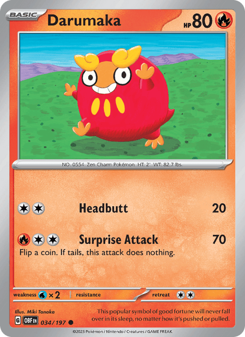 Darumaka 034/197 — Obsidian Flames
