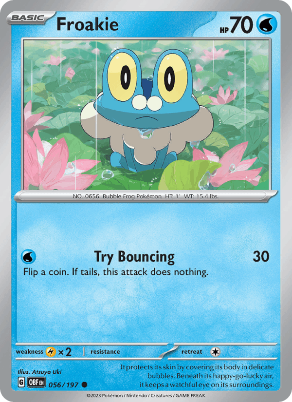 Froakie 056/197 — Obsidian Flames