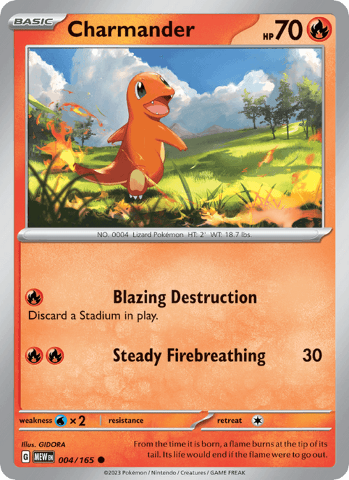 Charmander 004/165 — 151
