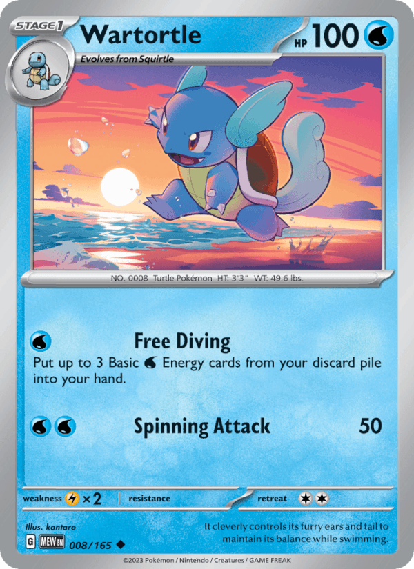 Wartortle 008/165 — 151