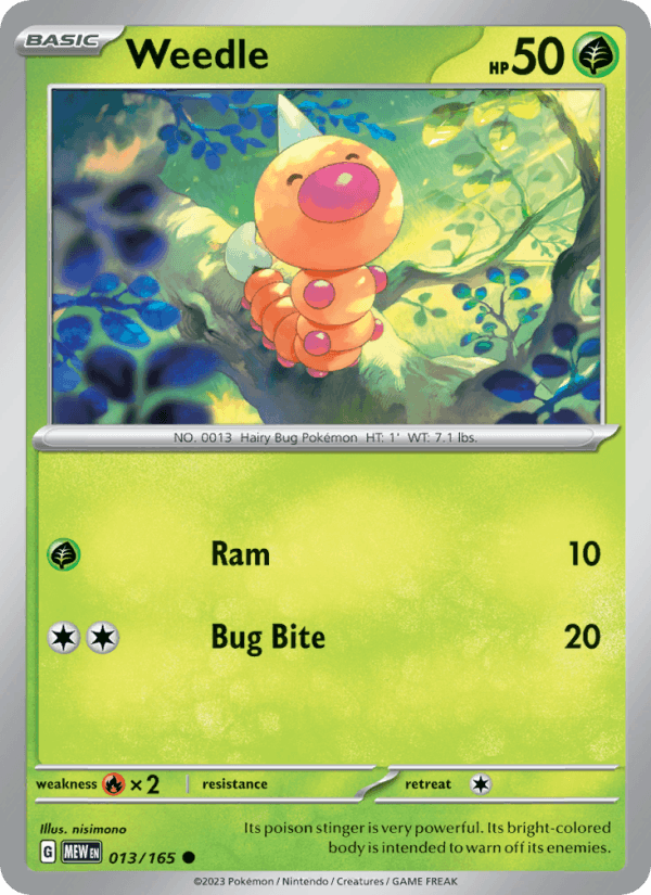 Weedle 013/165 — 151