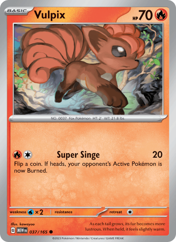 Vulpix 037/165 — 151