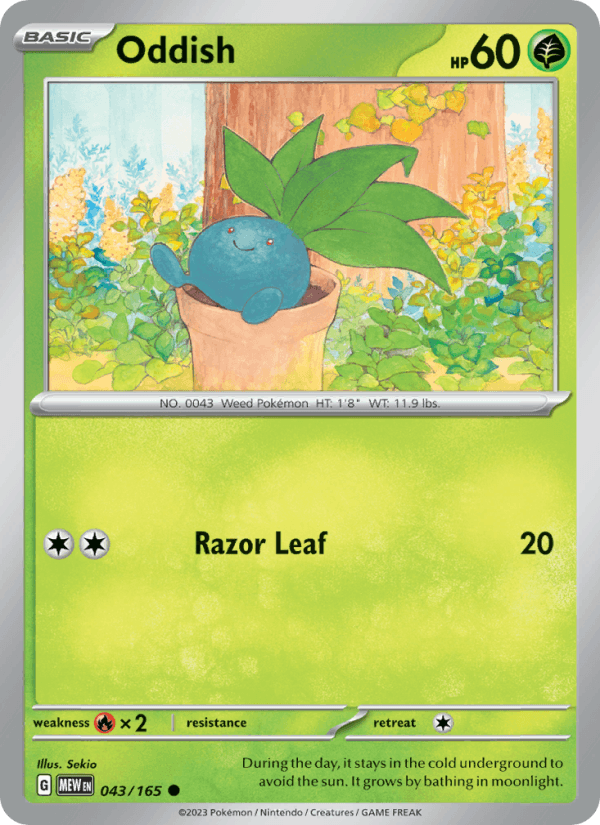 Oddish 043/165 — 151