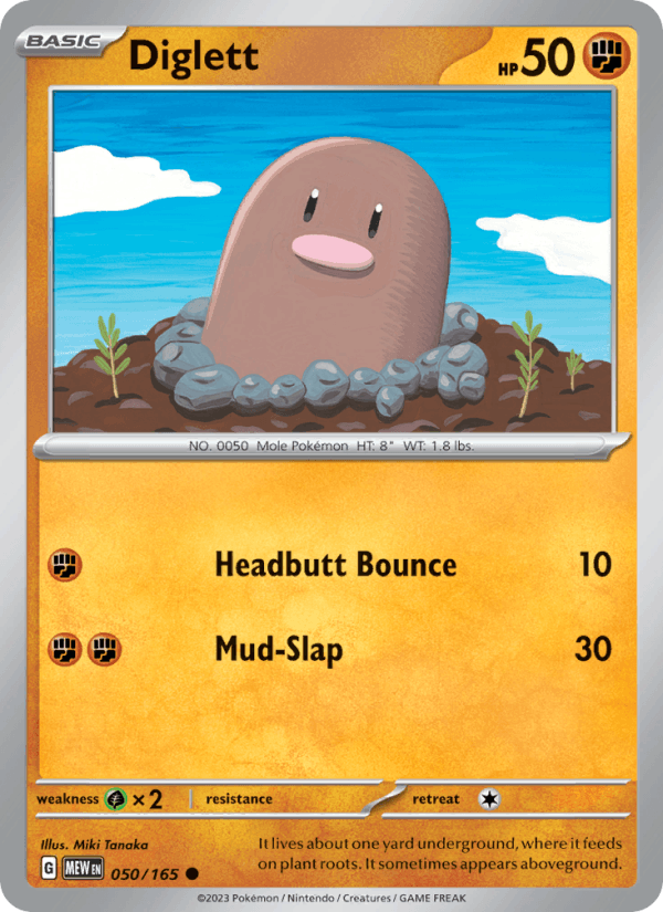 Diglett 050/165 — 151