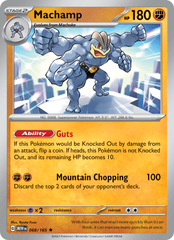 Machamp 068/165 — 151