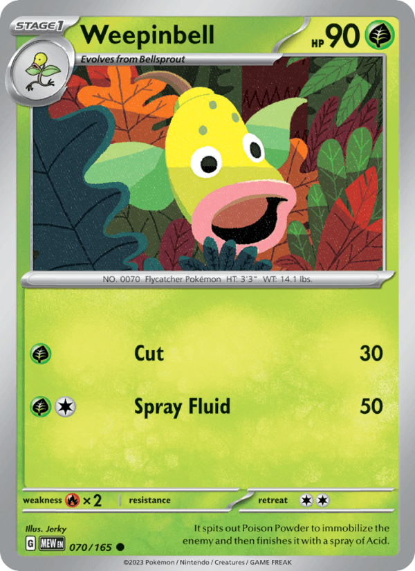Weepinbell 070/165 — 151