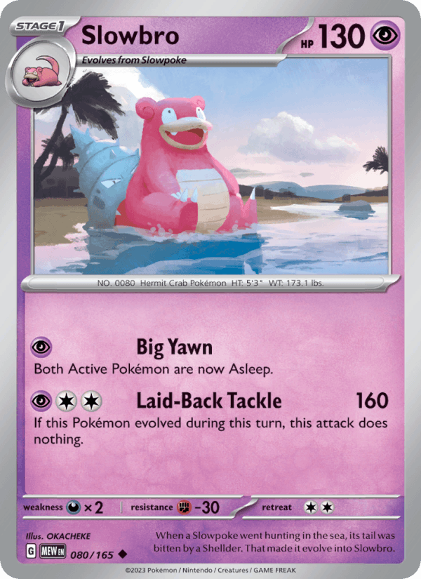 Slowbro 080/165 — 151