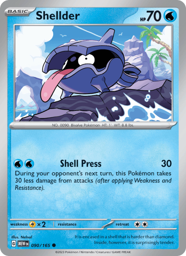 Shellder 090/165 — 151