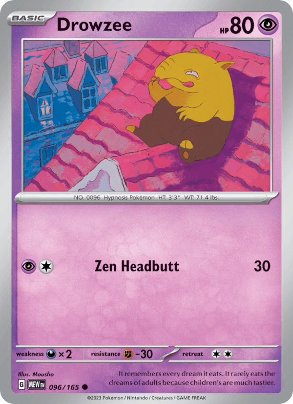 Drowzee 096/165 — 151