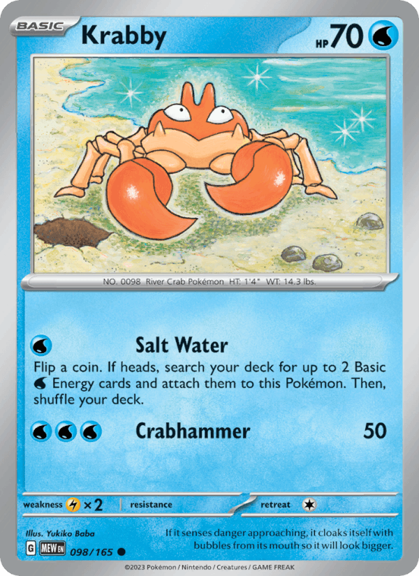 Krabby 098/165 — 151