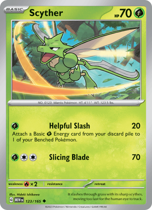 Scyther 123/165 — 151