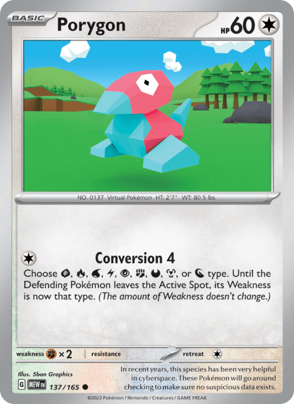 Porygon 137/165 — 151