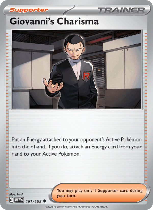 Giovanni's Charisma 161/165 — 151