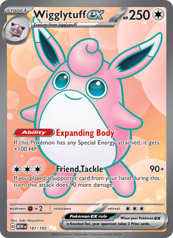 Wigglytuff ex 187/165 — 151