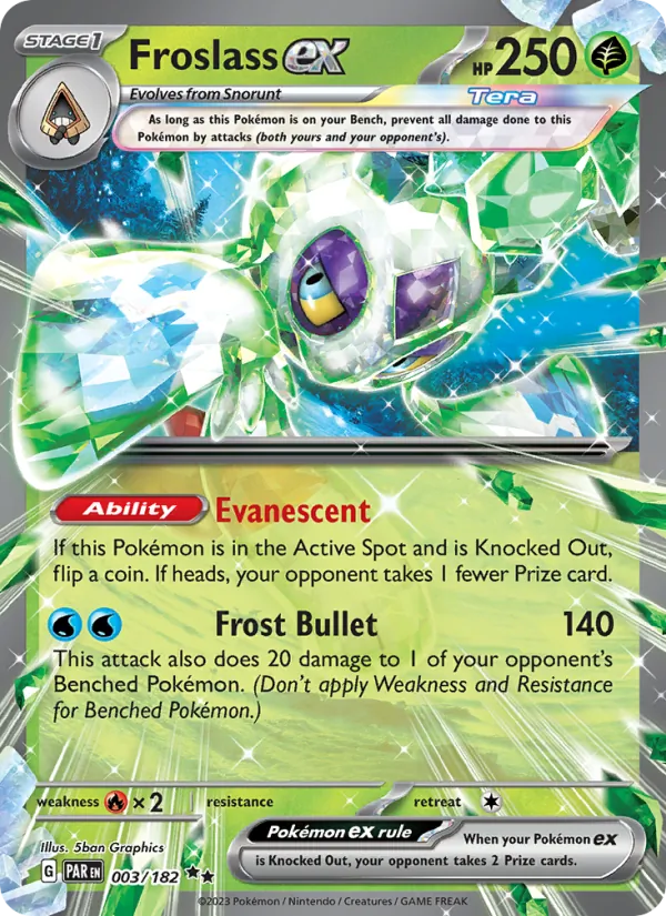 Froslass ex 003/182 — Paradox Rift