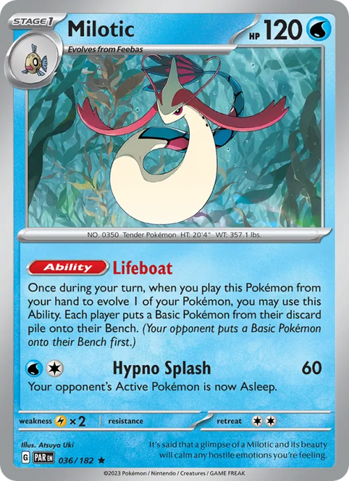 Milotic 036/182 — Paradox Rift
