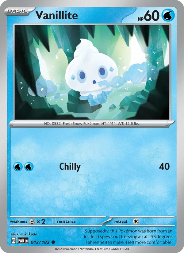 Vanillite 043/182 — Paradox Rift