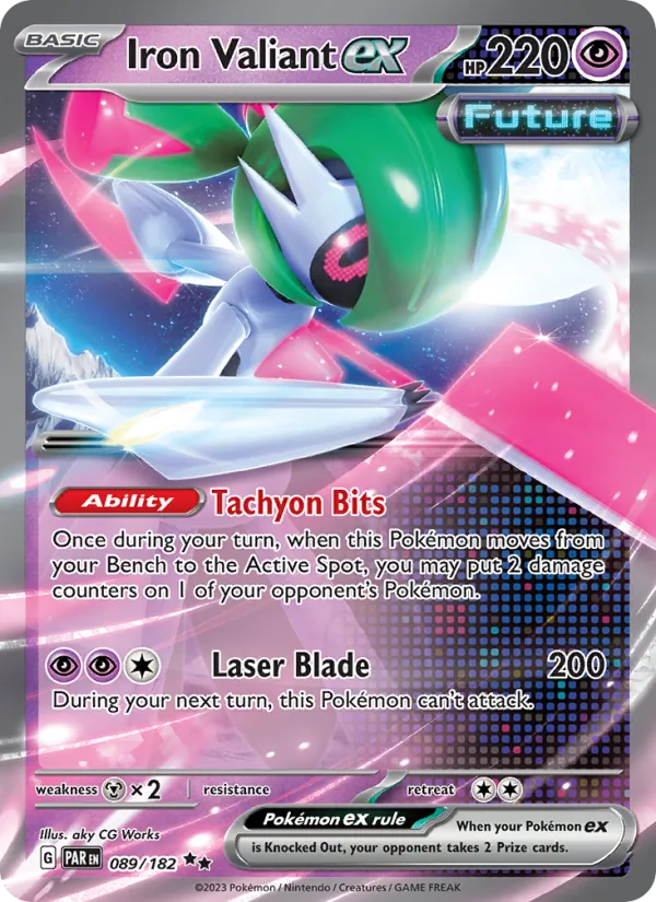 Iron Valiant ex 089/182 — Paradox Rift