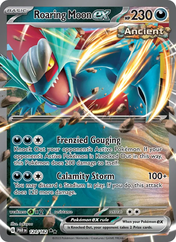 Roaring Moon ex 124/182 — Paradox Rift